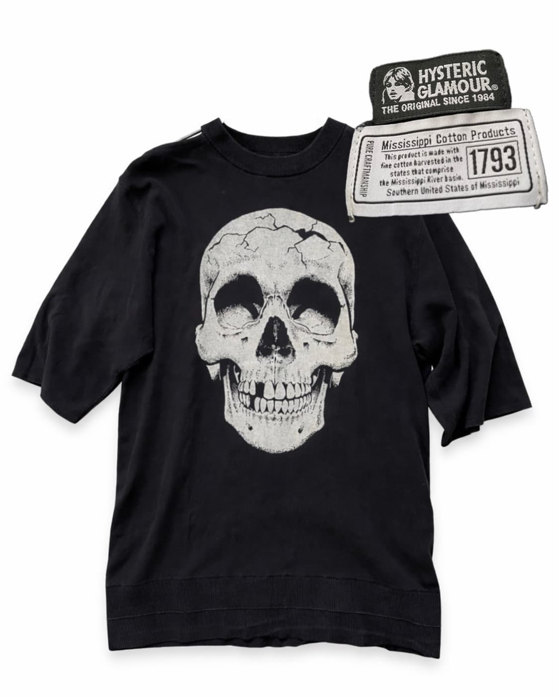 히스테릭글래머 스컬 반팔 티셔츠 상품이미지1