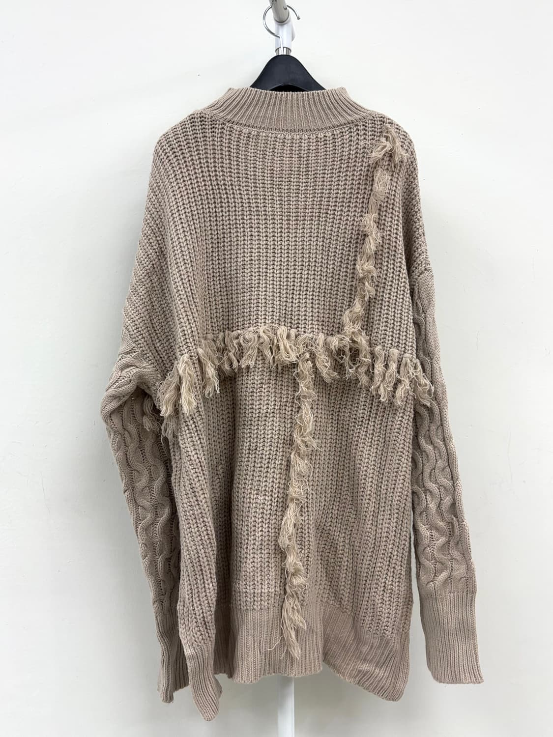 빈티지 베이지 니트 스웨터 상품이미지7