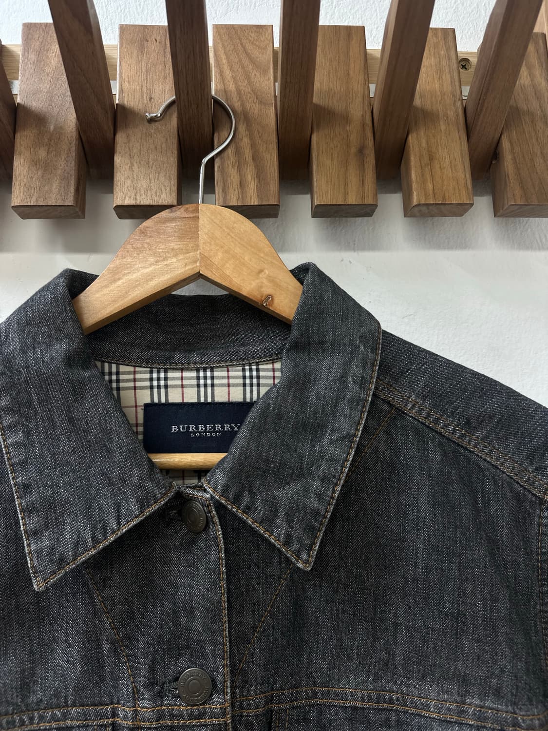 Jpn Burberry London 버버리 런던 데님 자켓 상품이미지4