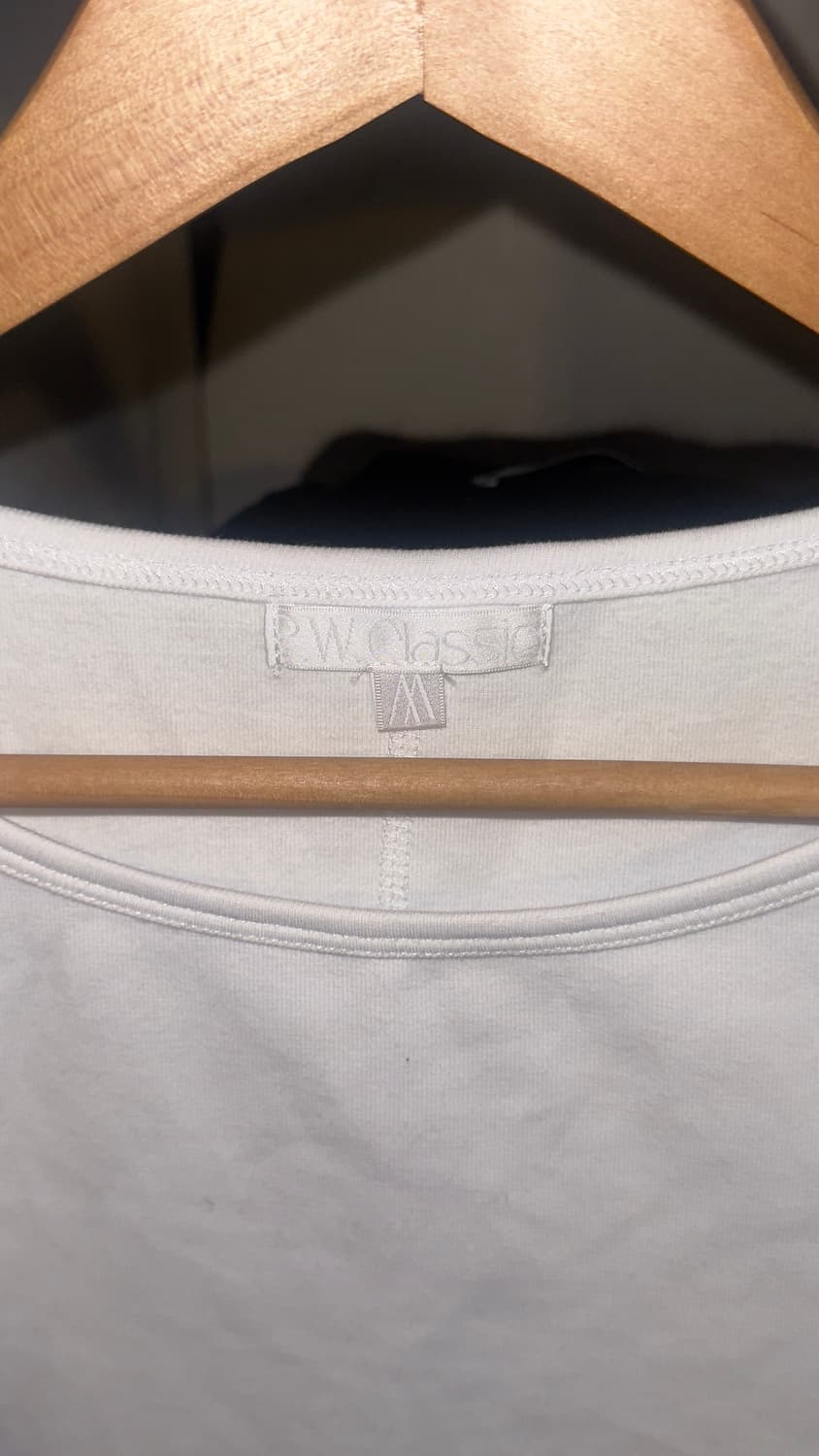 파르티멘토 우먼 PWC 쓰리-쿼터 슬리브 티 M 화이트 상품이미지5