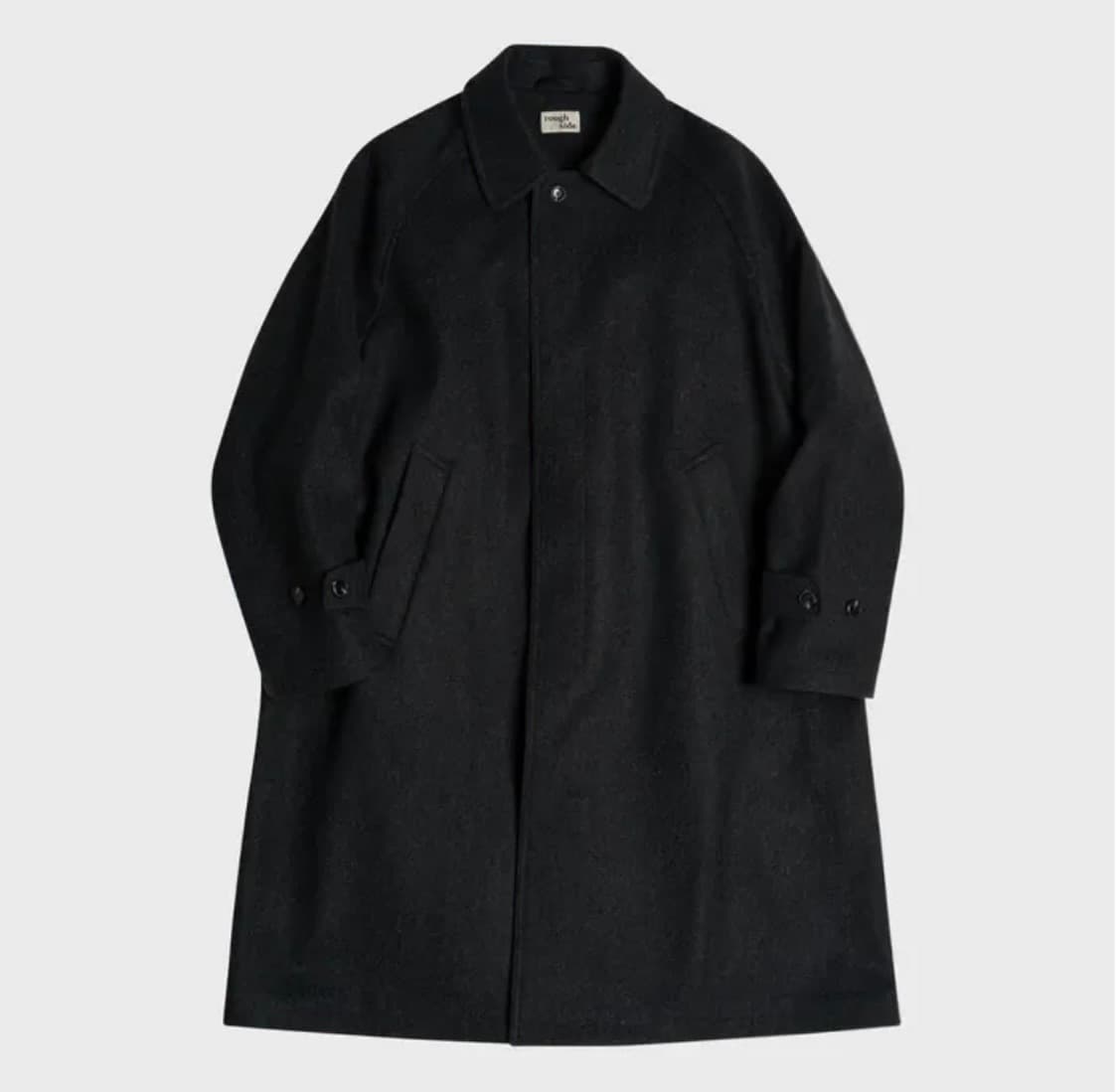 [2] 러프사이드 발마칸 코트 애쉬 블랙 상품이미지1