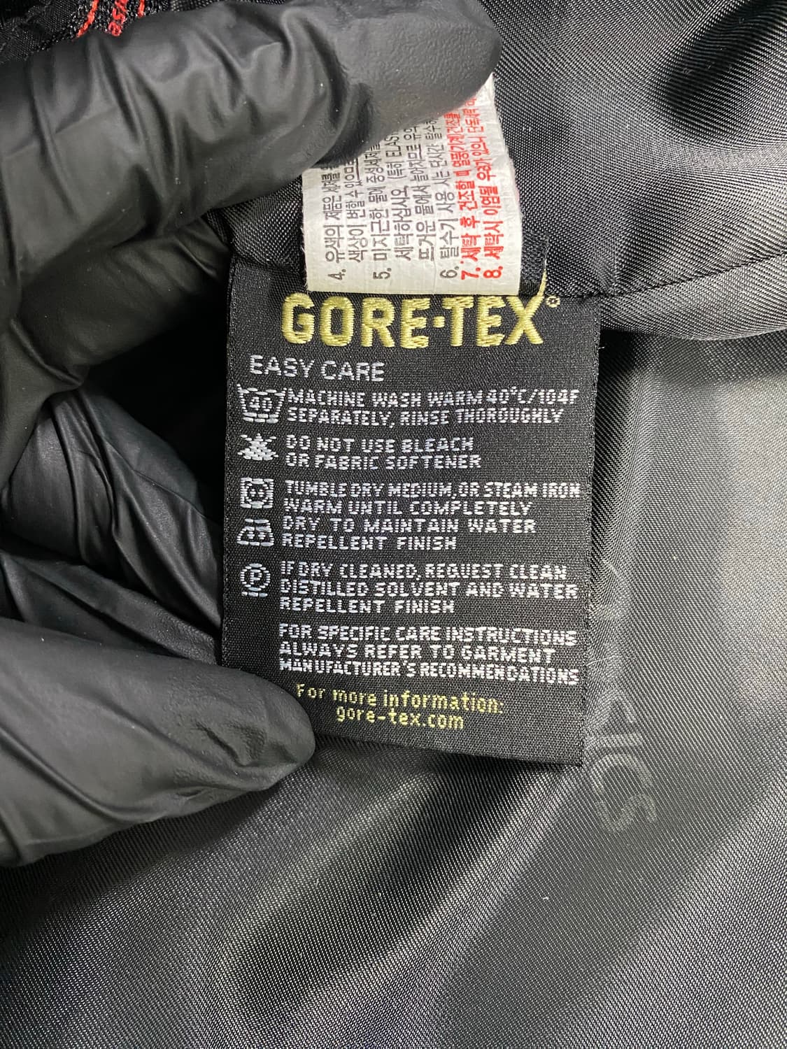 아식스 asics 고어텍스 바람막이 점퍼 자켓 내피포함 L 상품이미지9