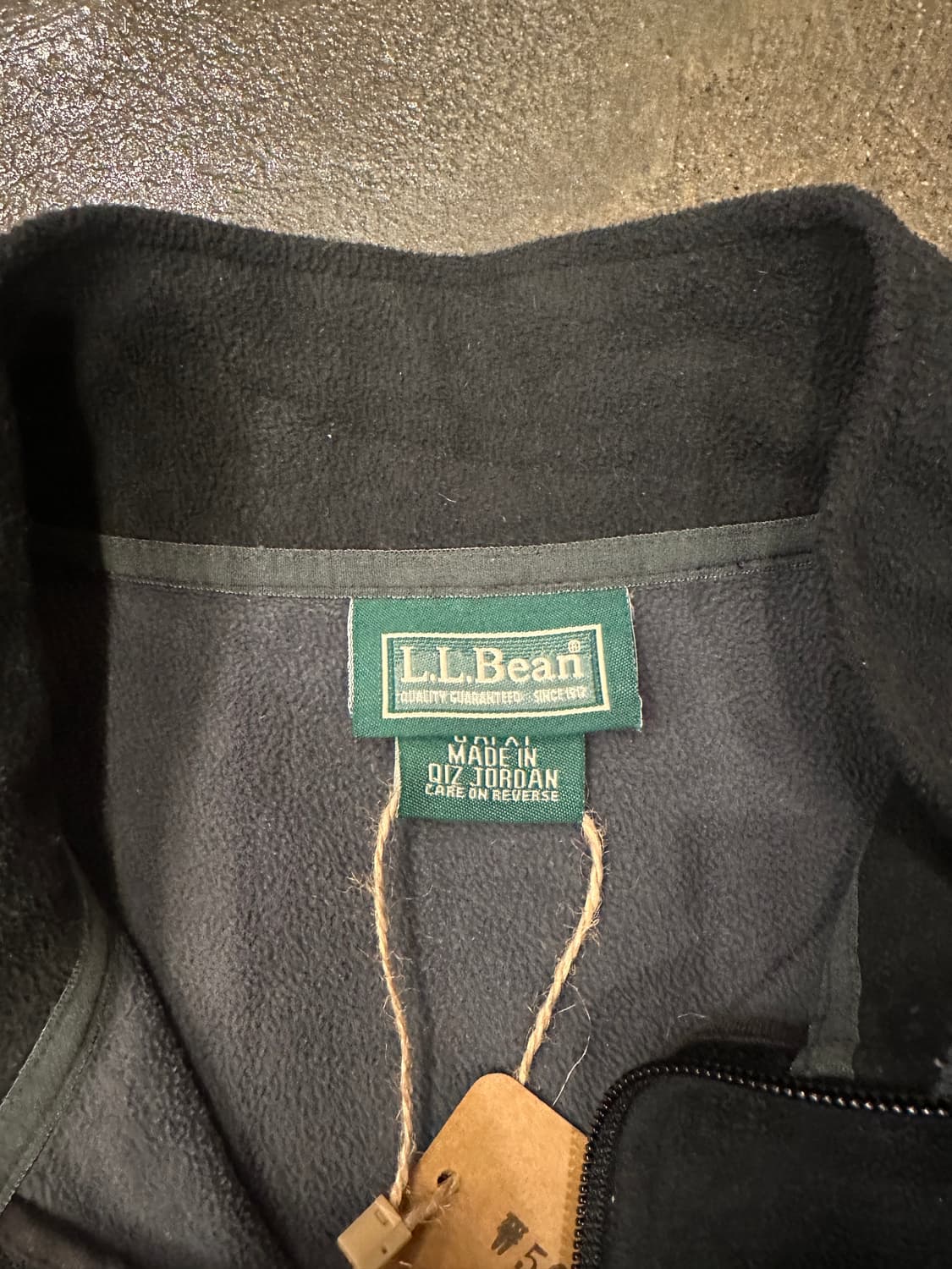 LL Bean 블랙 플리스 자켓 L 상품이미지5