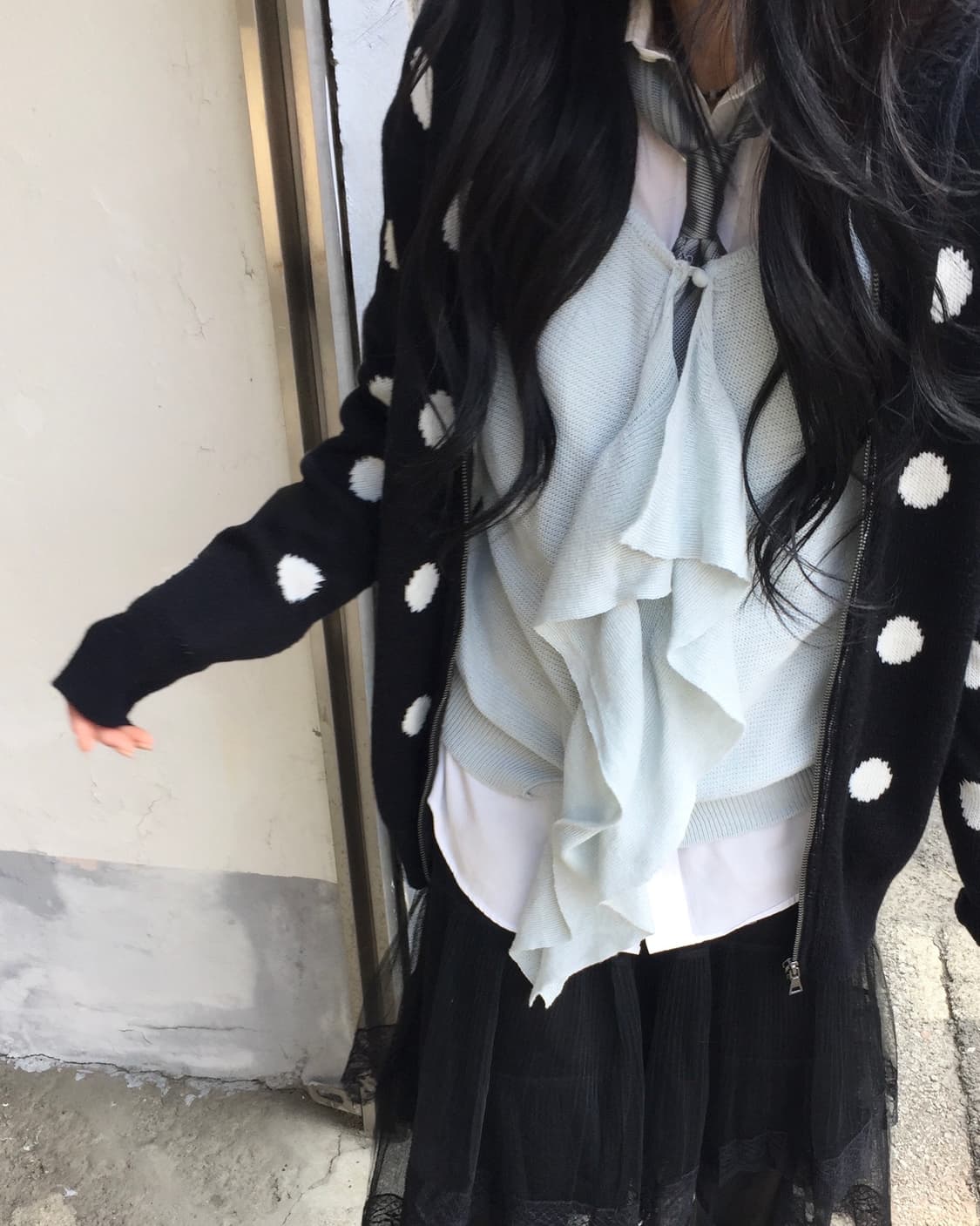 빈티지 핀터도트걸 코디세트 상품이미지5