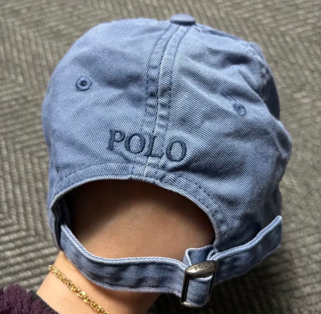 폴로 랄프로렌 블루 볼캡(OS) 상품이미지4