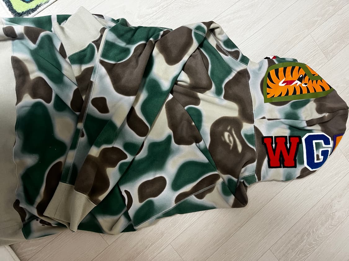 베이프 리퀴드 카모 샤크 풀 지퍼 후드(교환 가능) 상품이미지5