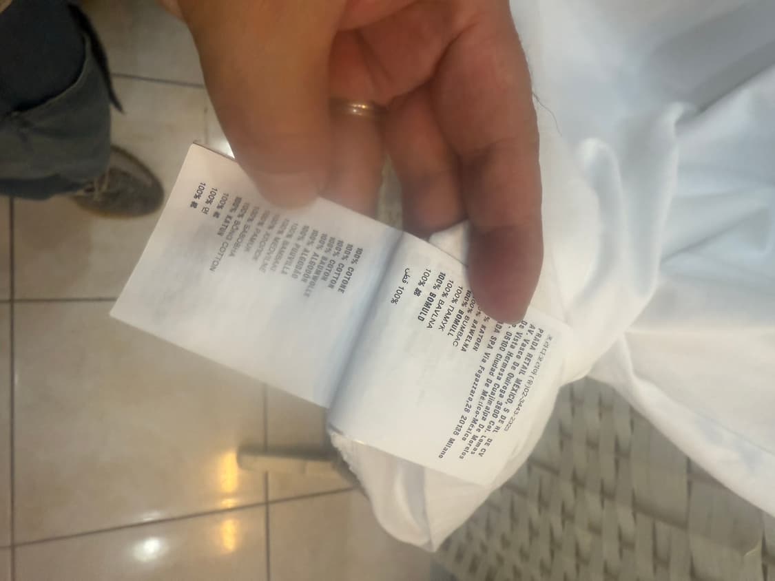 95 정품 프라다 자수 로고 반팔 팝니다 상품이미지6