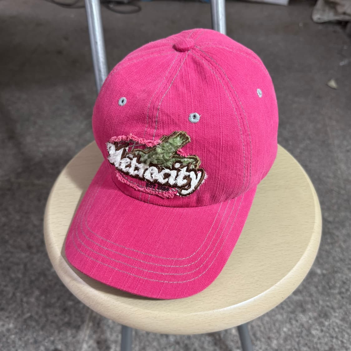 메트로시티 빈티지 로고 볼캡 상품이미지1