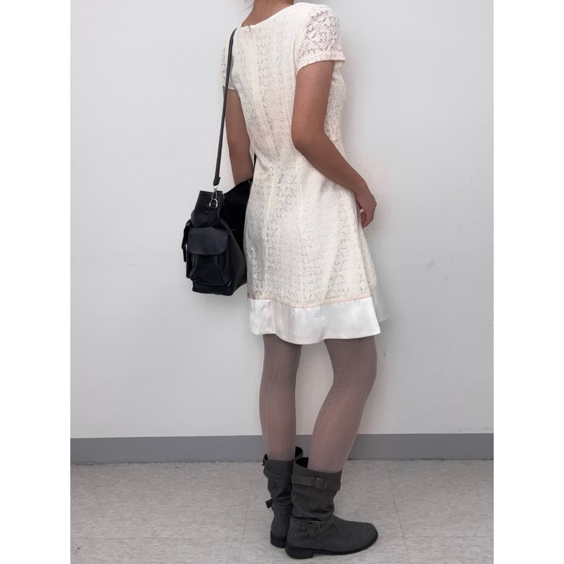 빈티지 아이보리 원피스 상품이미지3