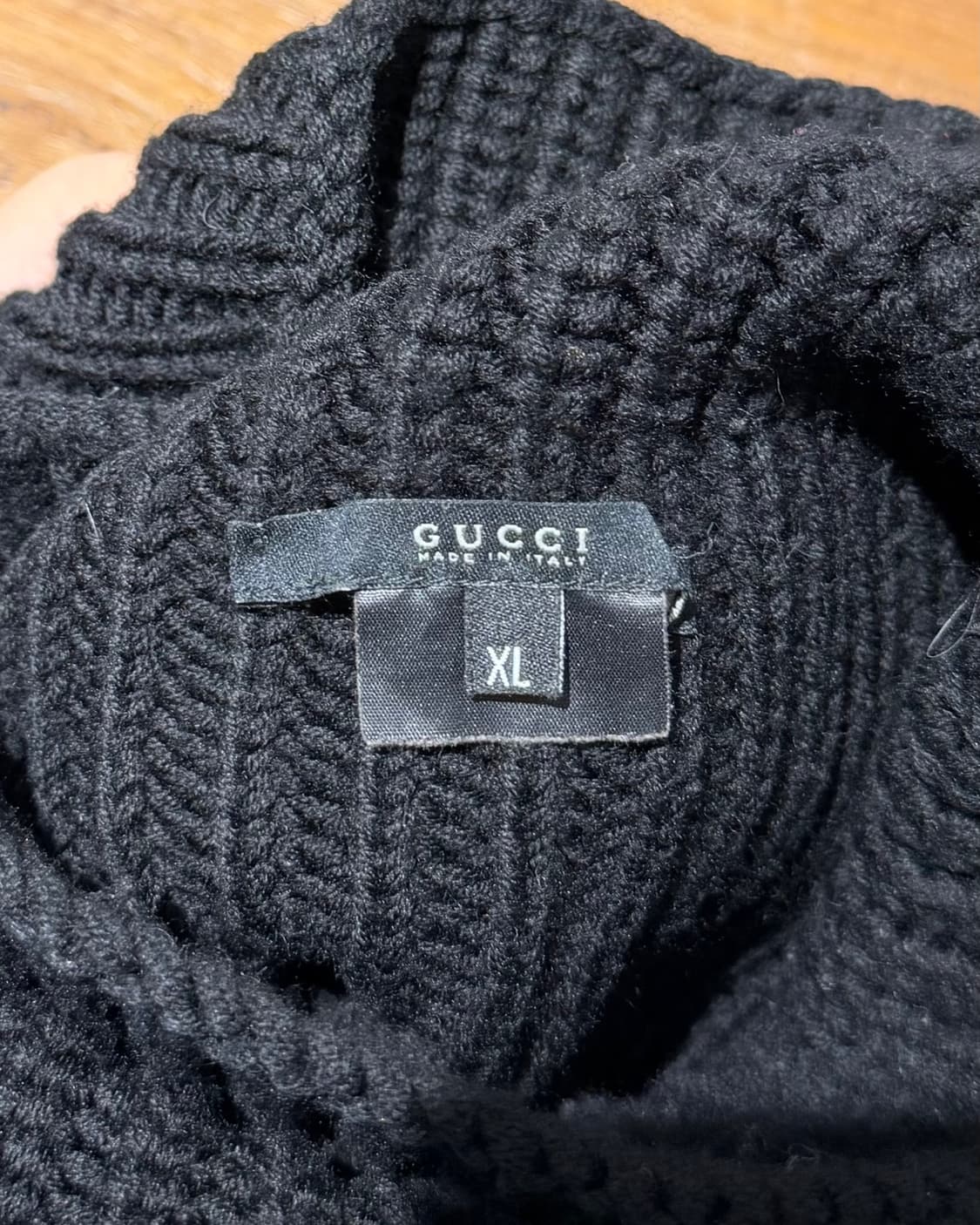 구찌 블랙 하이넥 니트 롱슬리브 탑 상품이미지7