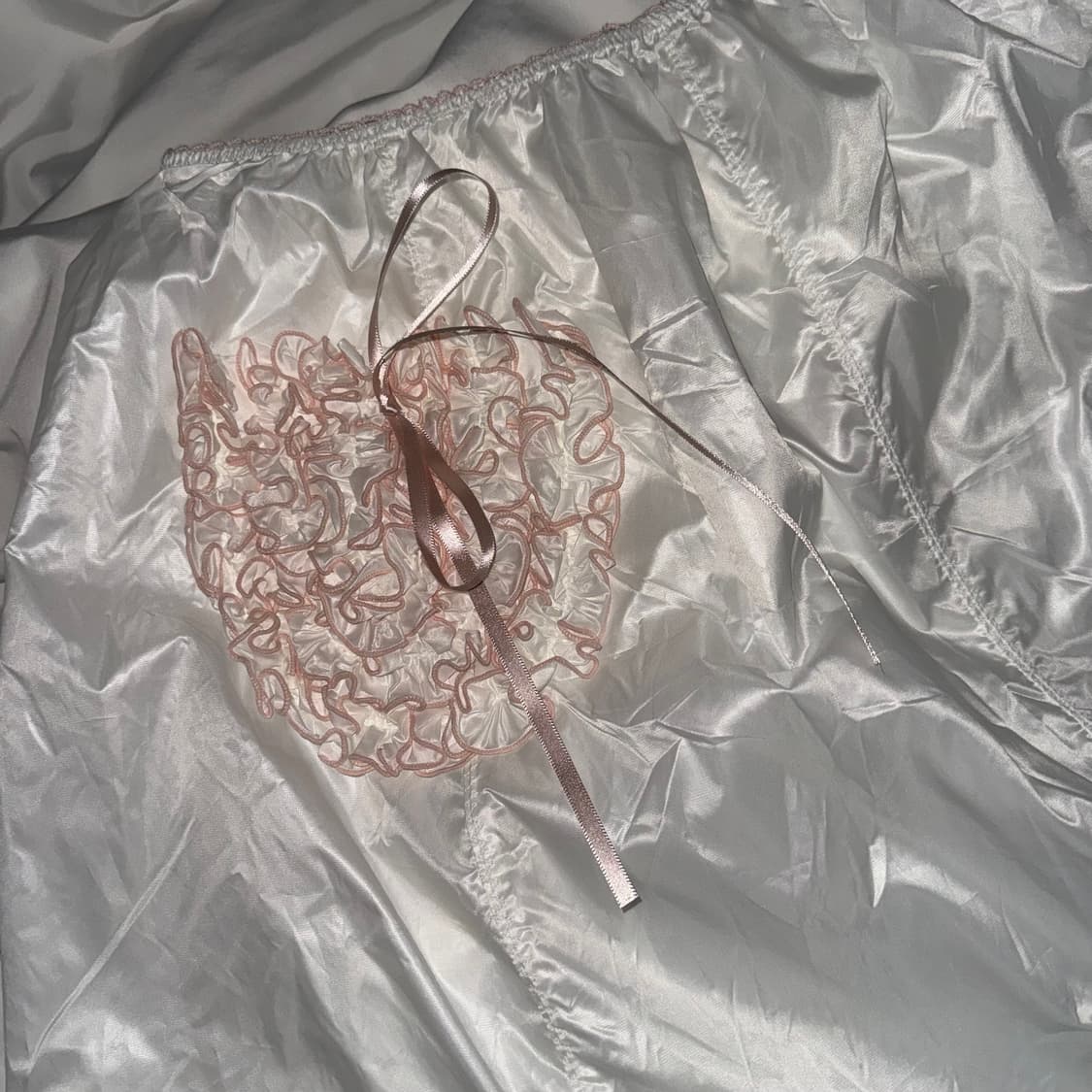 프레클 리본 프릴 케이크 스커트 상품이미지2