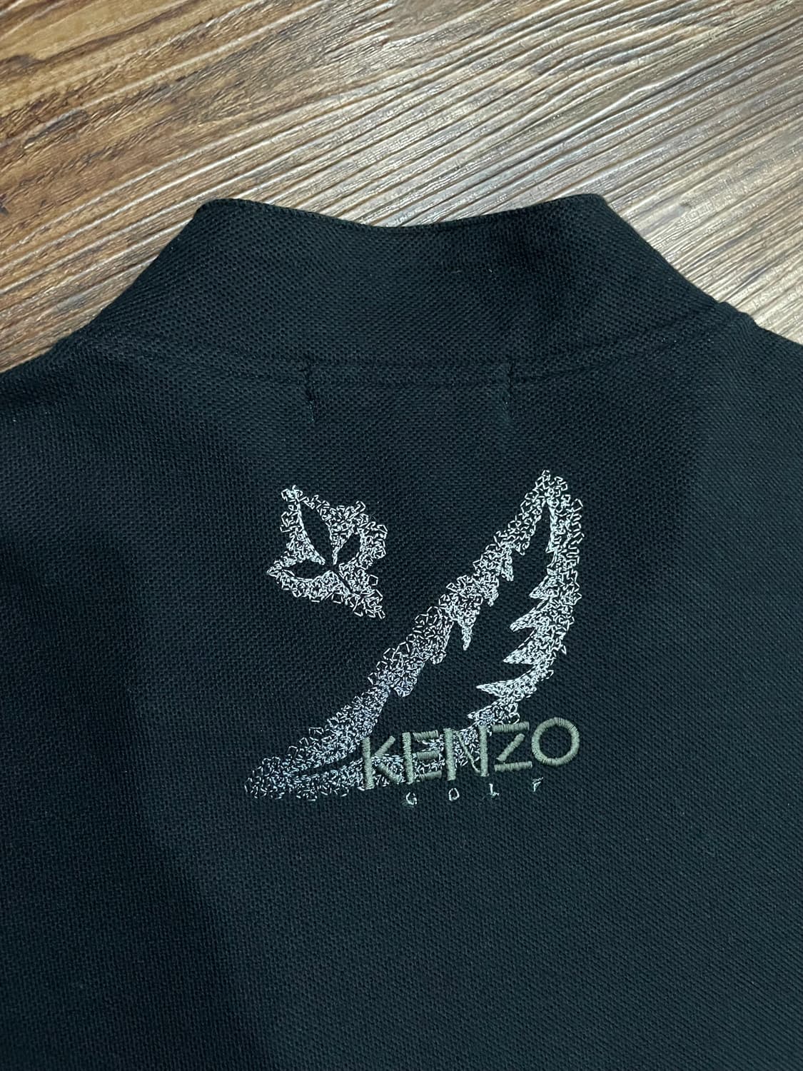 겐조 일본판 블랙 하프집업 반팔 티셔츠 상품이미지10