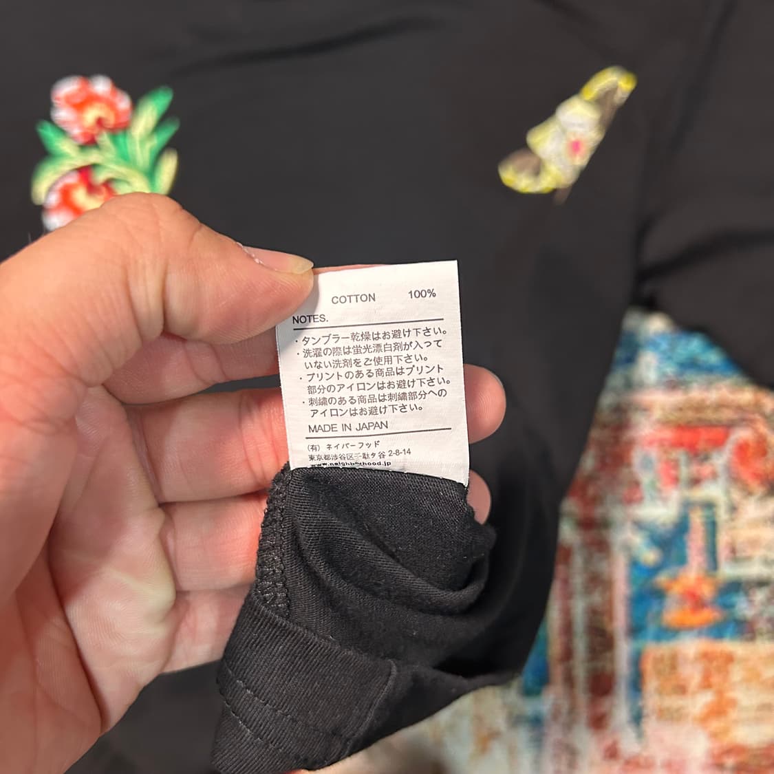 [L] 네이버후드 수베니어 자수 반팔 상품이미지8