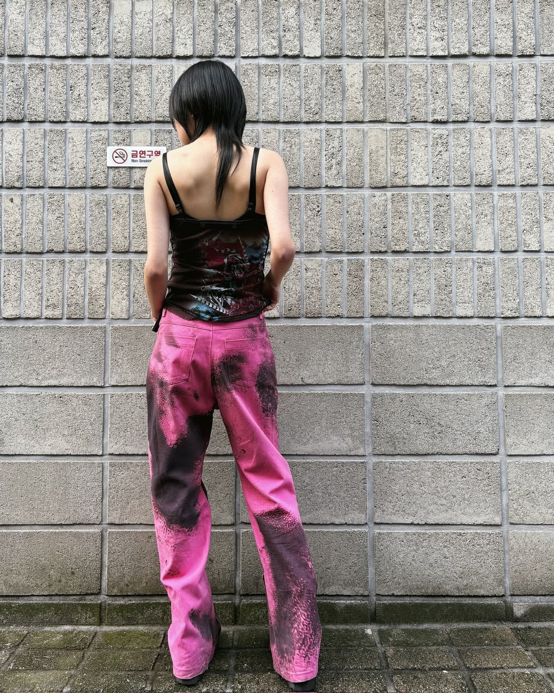 나체 스프레드 트윌 집업 부츠컷 팬츠 상품이미지8