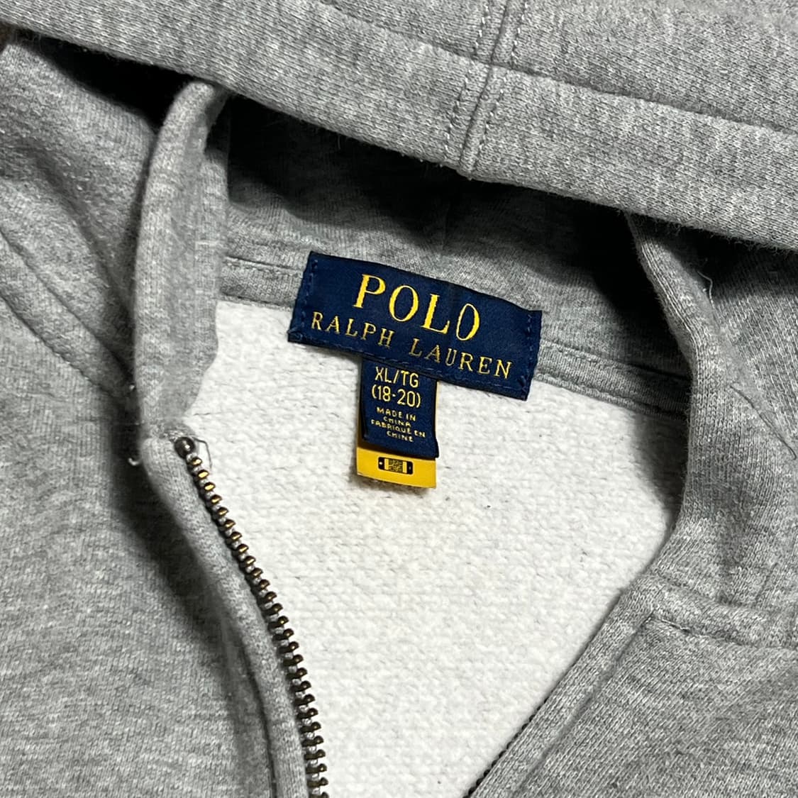 XL 폴로랄프로렌 그레이 후드집업 상품이미지4