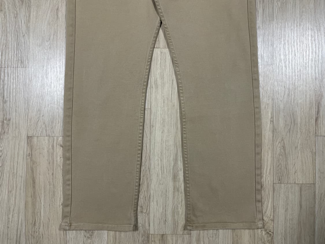 35) 00's 리바이스 재팬 505 베이지 코튼 팬츠 상품이미지7