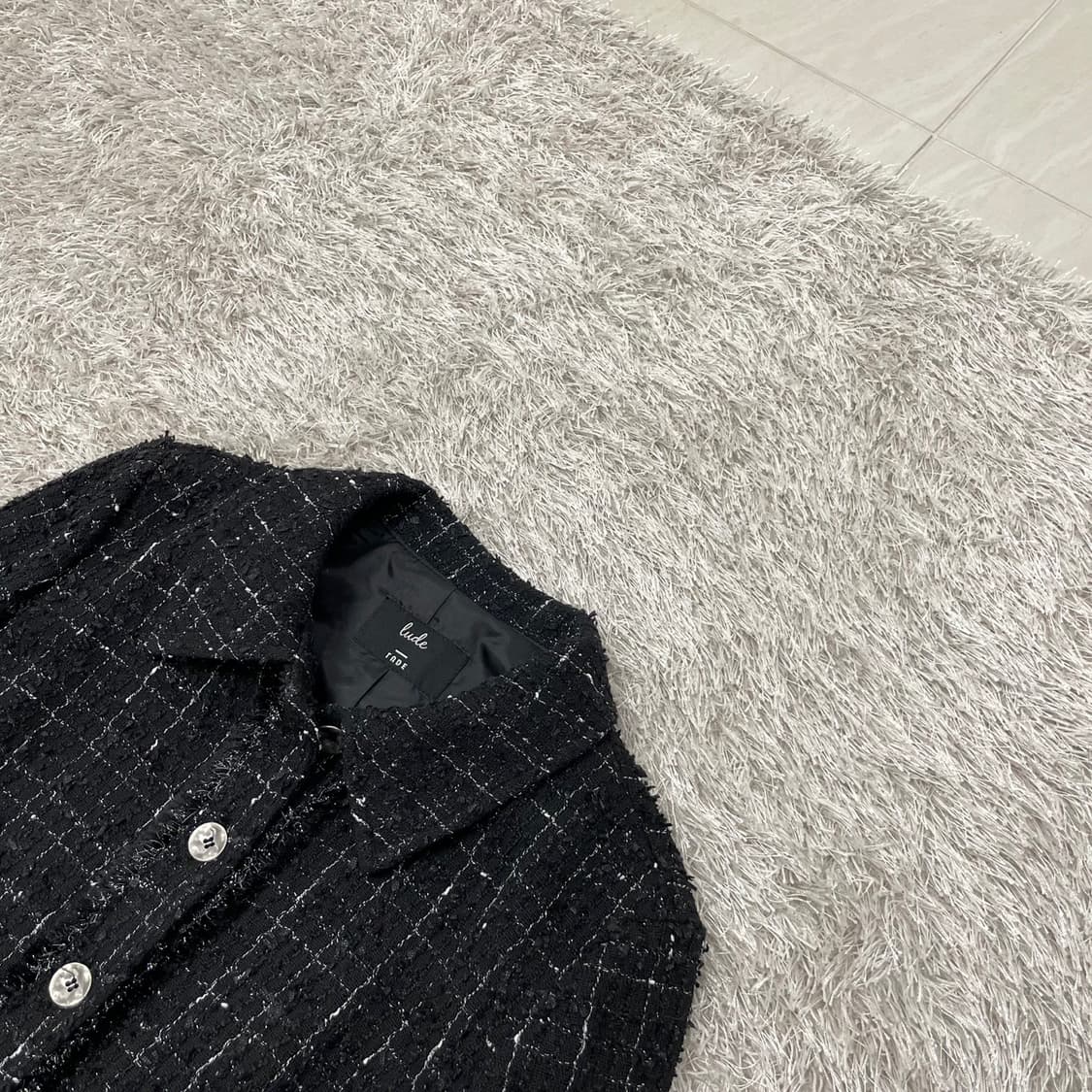 [S](새상품)루드 트위드 원피스 상품이미지3