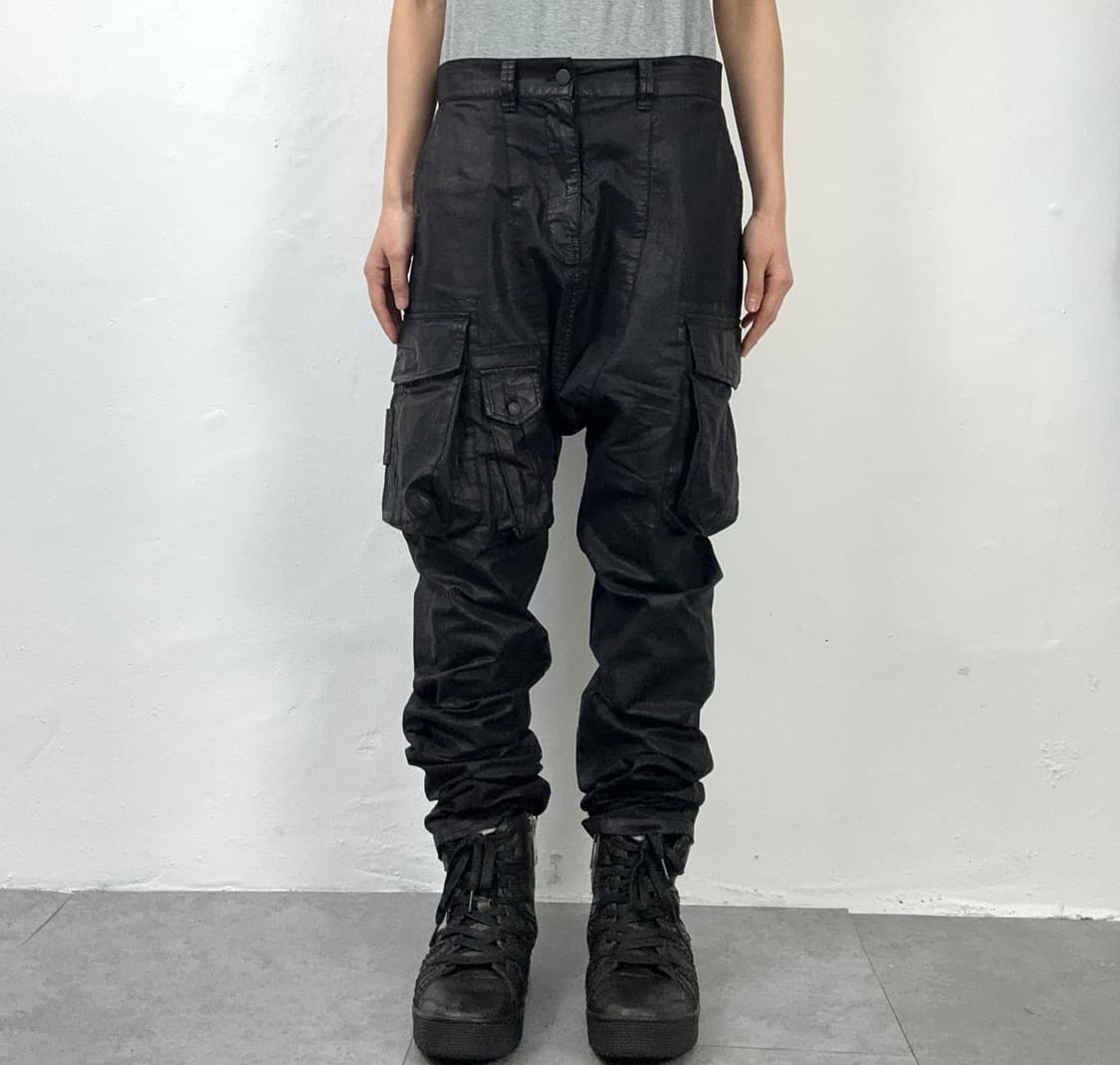 Tornado Mart Coated Sarrouel Cargo Pants 상품이미지2