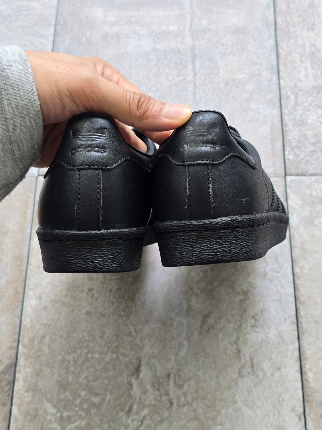 (230)아디다스 슈퍼스타 80s 트리플 블랙 상품이미지9