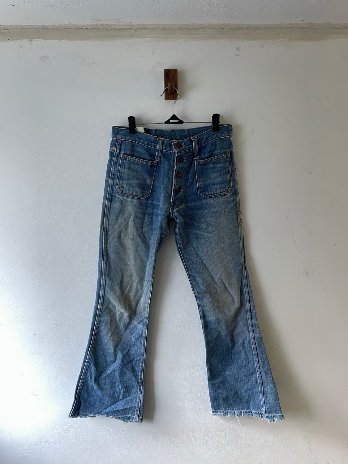 90's JPN Vintage Mcqueen 부츠컷 데님 상품이미지2