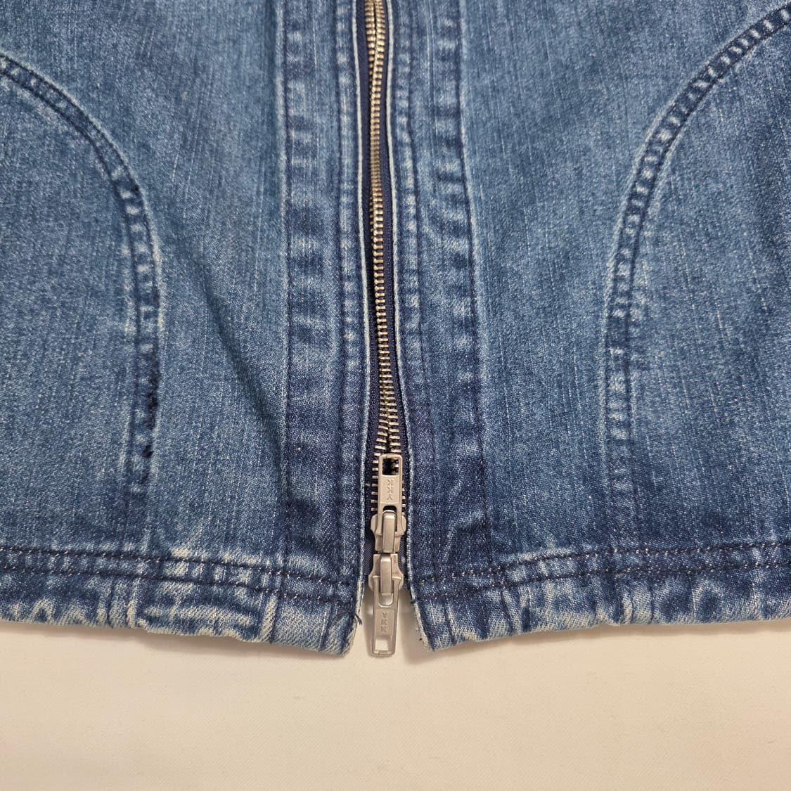 0776 에스피오나지 ESPIONAGE 데님 집업 자켓 / XL 상품이미지6