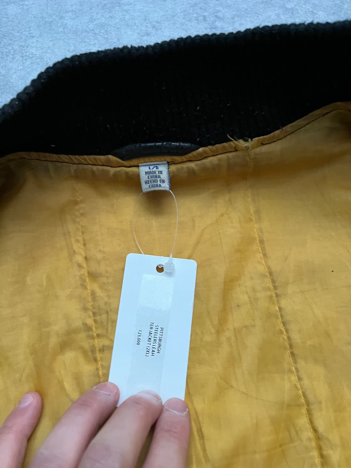 2XL) 피츠버그 스틸러스 가죽자켓 상품이미지5