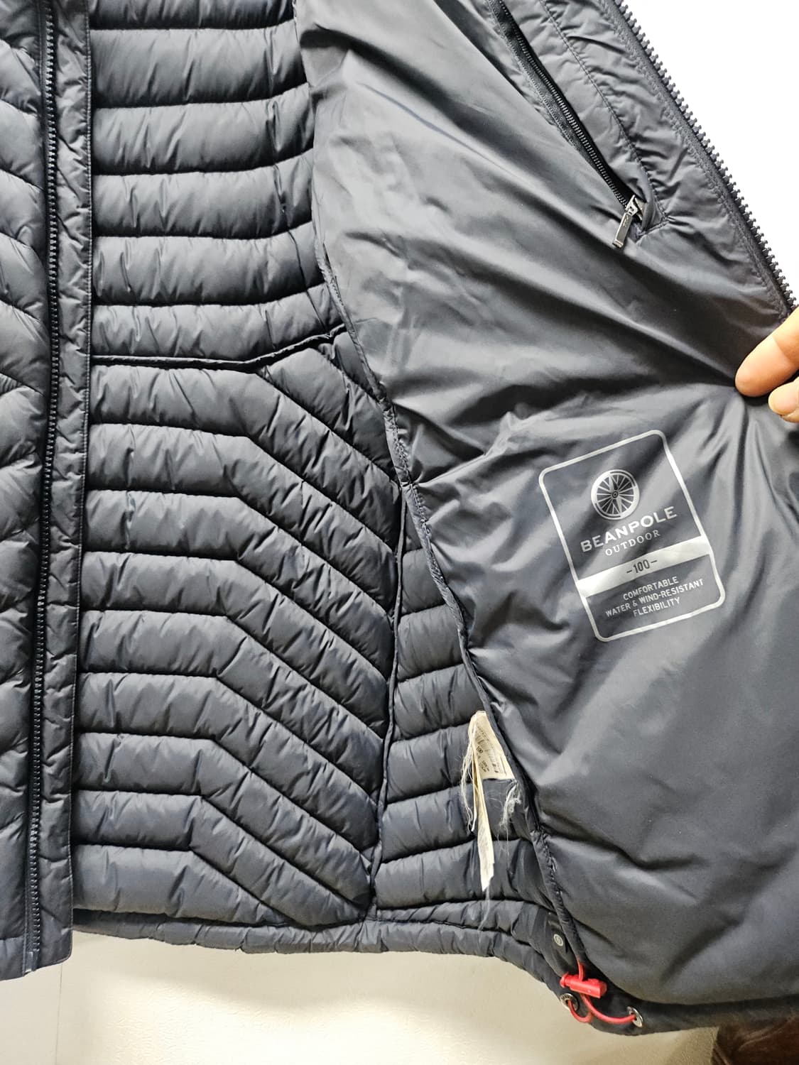 빈폴 그레이 경량 패딩 점퍼  100 상품이미지3