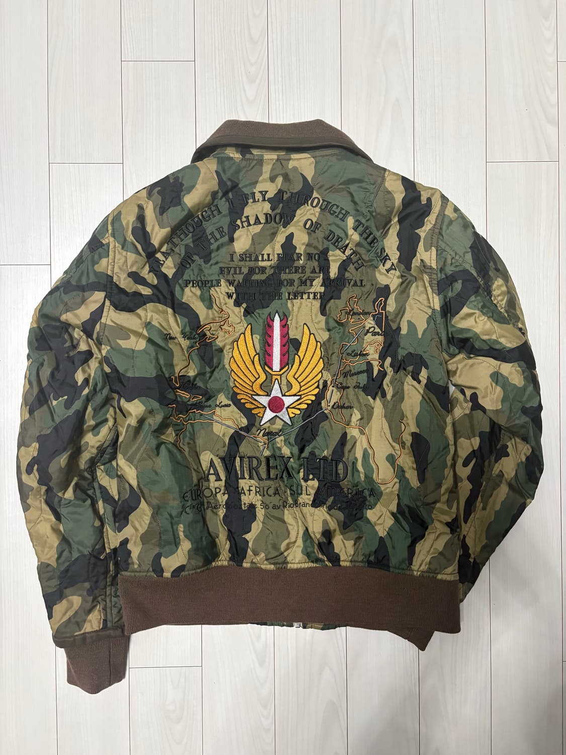 아비렉스 카모 자켓 점퍼 상품이미지2