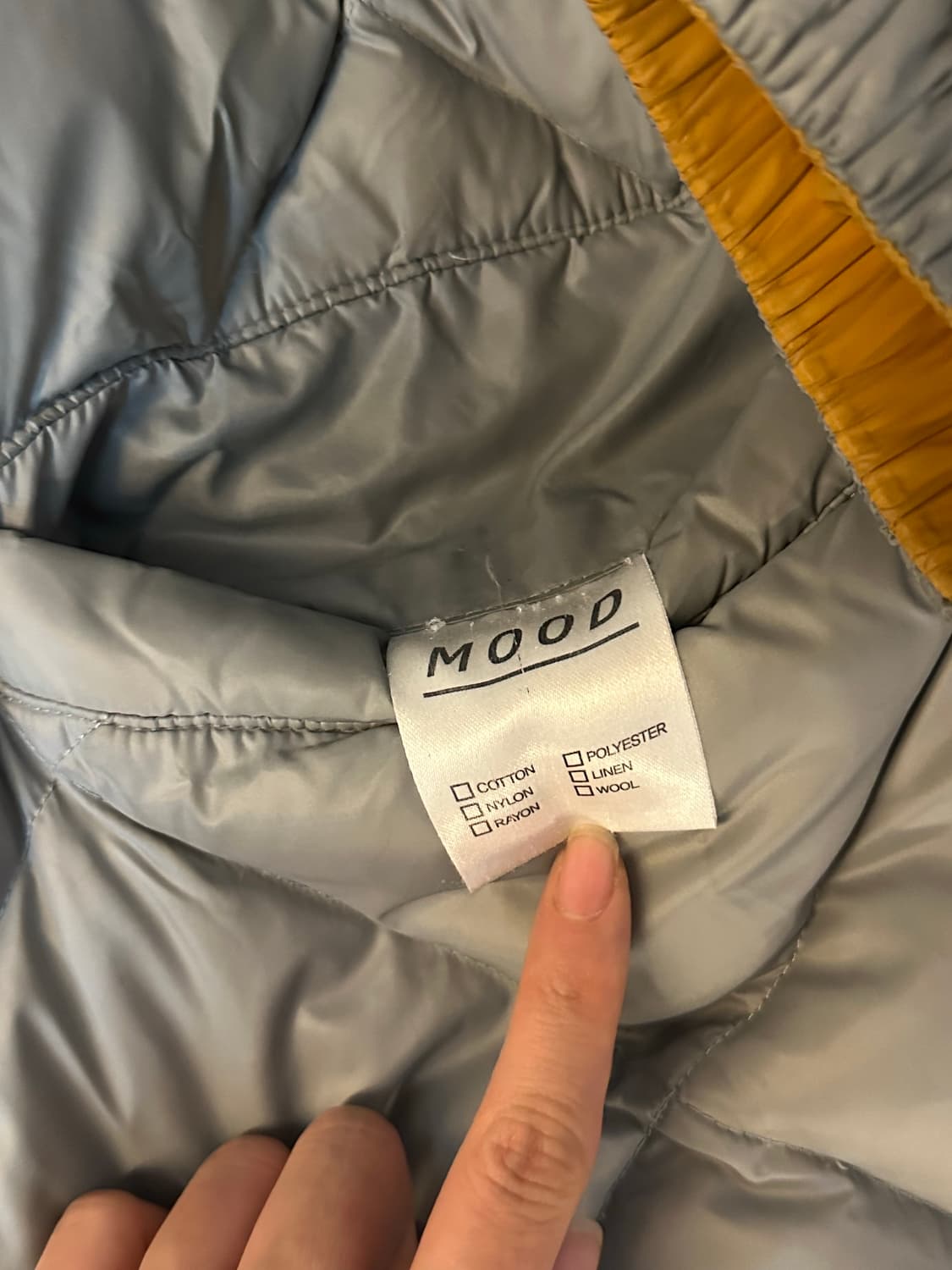 MOOD 리버시블 퀄팅 덕다운 패딩 점퍼 상품이미지3