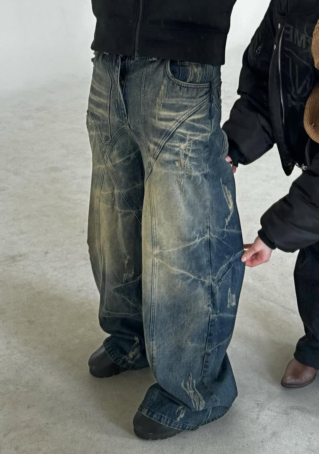 no/faith studios 레이크 유스드 듄 데님 M 상품이미지1