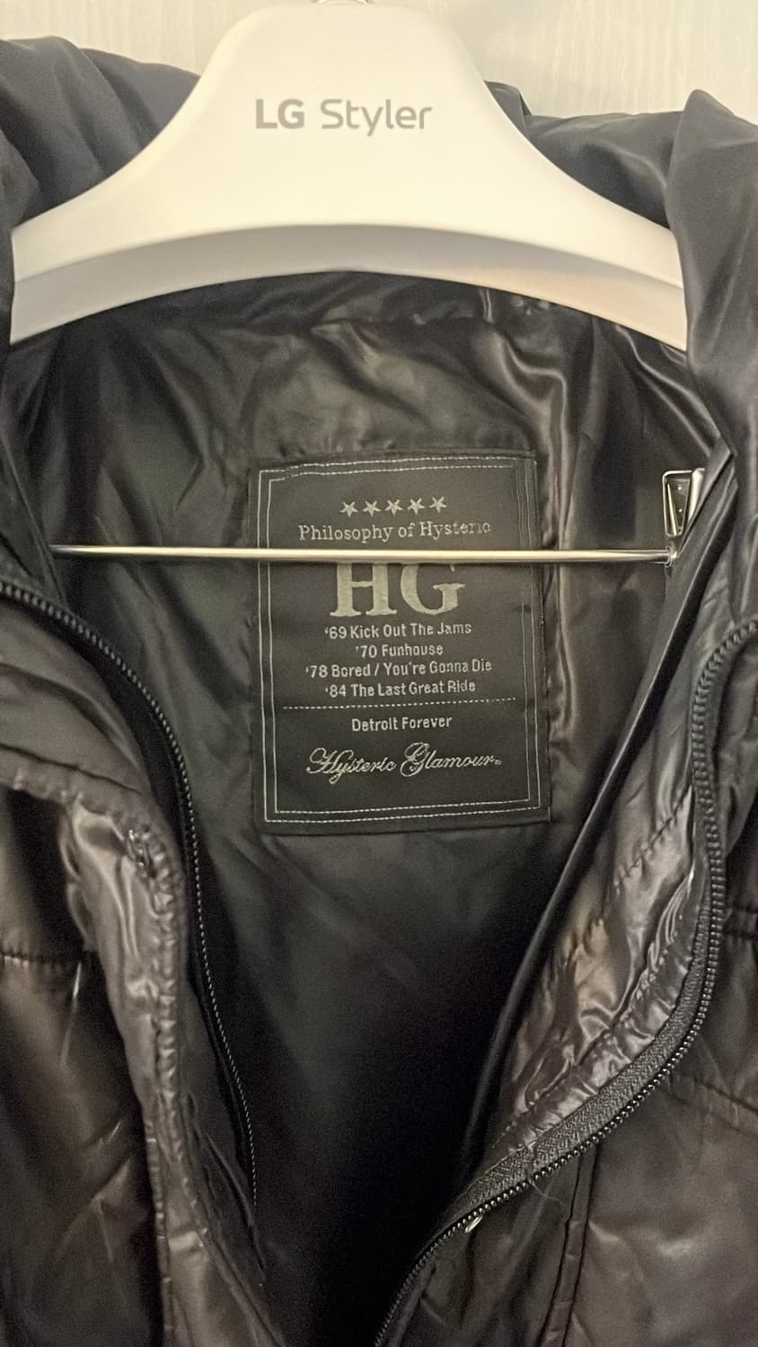 히스테릭글래머 패딩 점퍼 44,마른55  상품이미지4