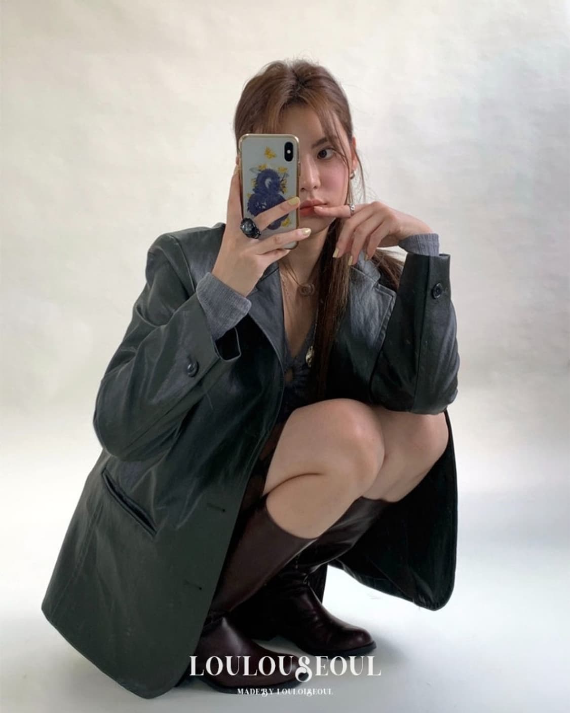 (미개봉) 루루서울 레더자켓 상품이미지1