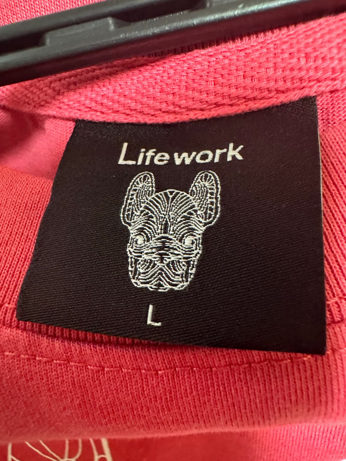 LIFEWORK 불독 반팔 티셔츠남여공용 상품이미지4