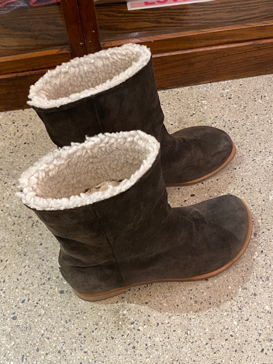 lemels 스웨드 부츠 250사이즈 브라운컬러 상품이미지6