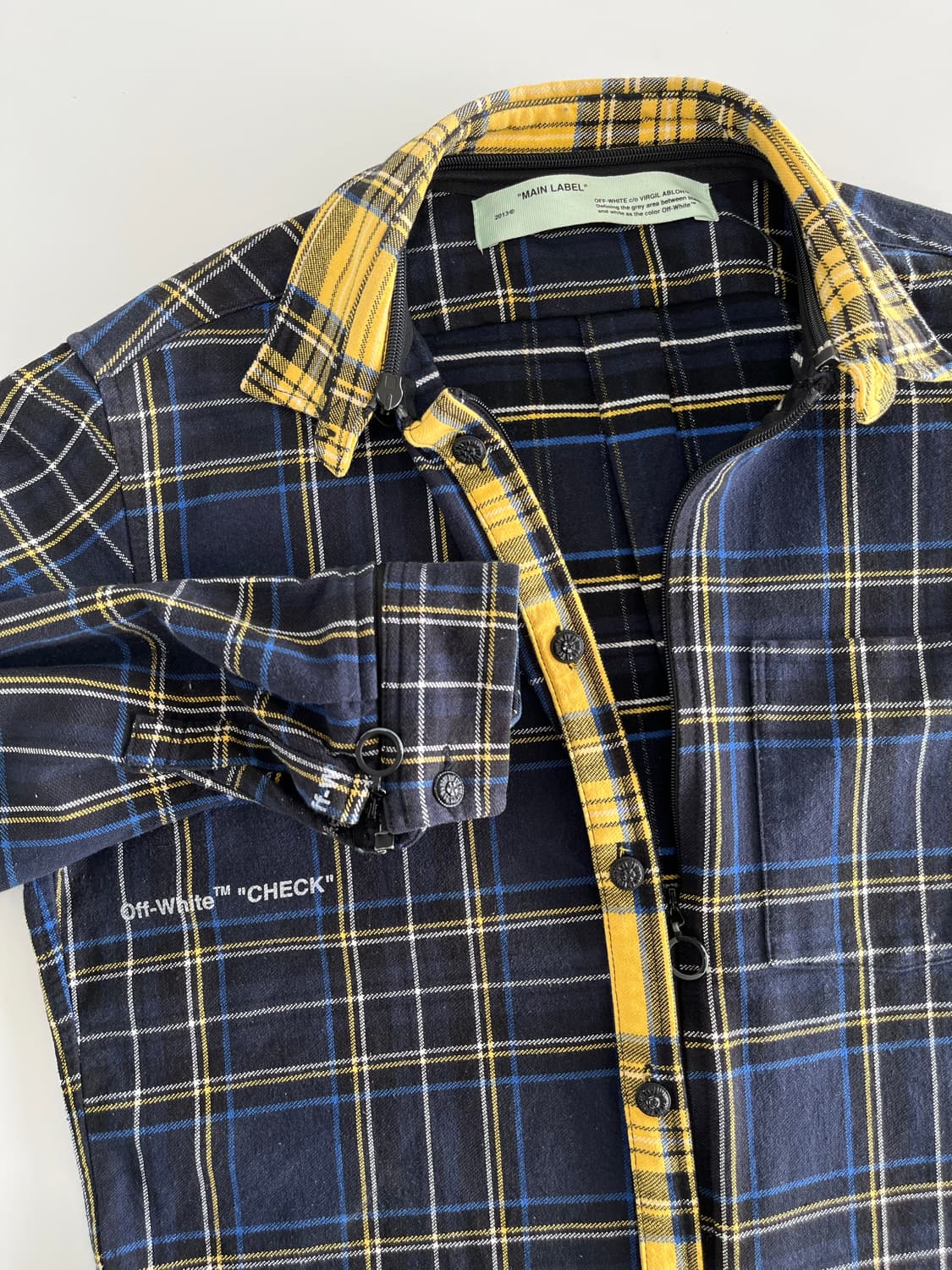OFF WHITE 오프화이트 18SS 체크셔츠자켓 S 상품이미지6