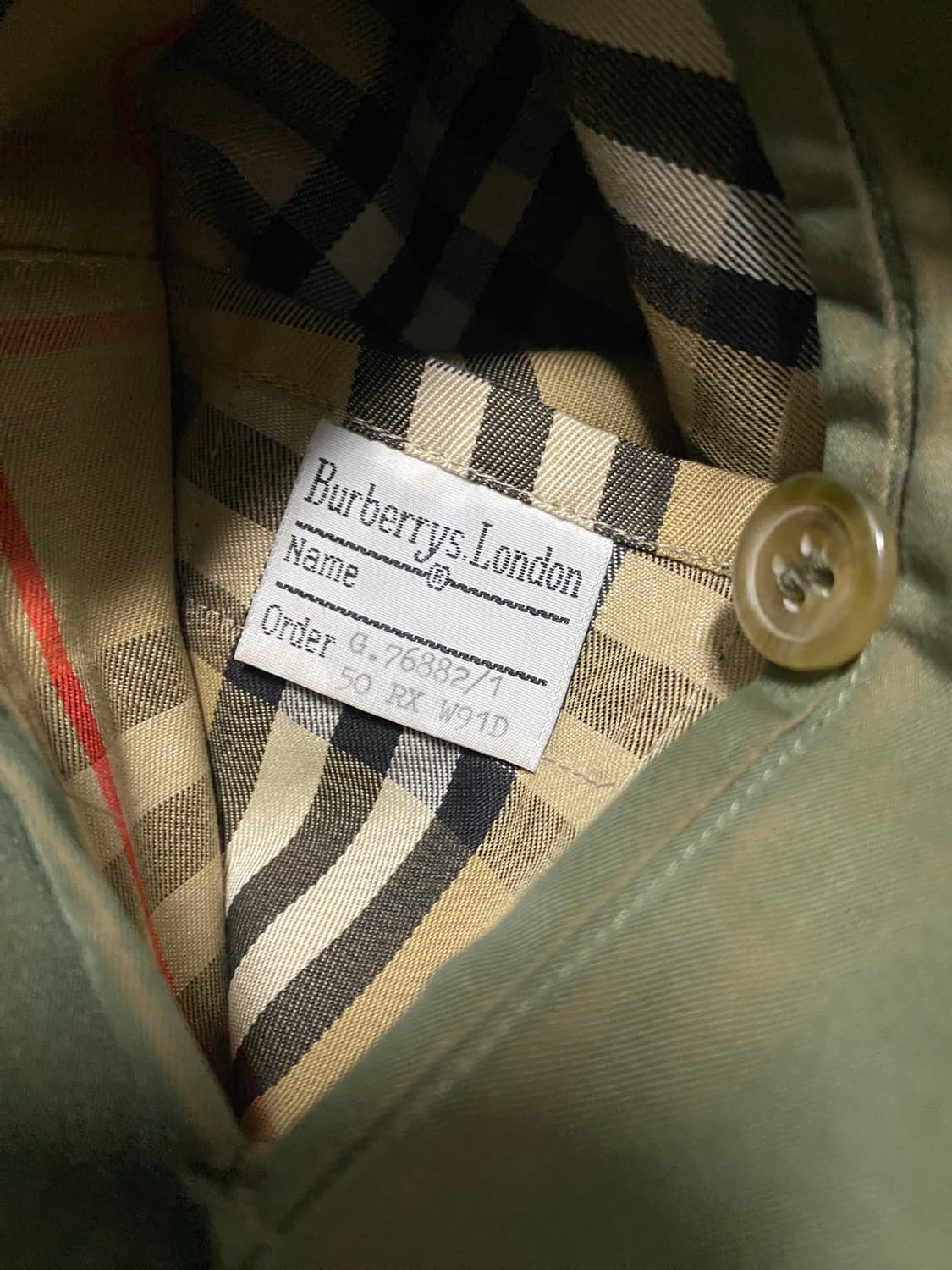 버버리 원패널 싱글레글런 트렌치코트  정리 상품이미지5