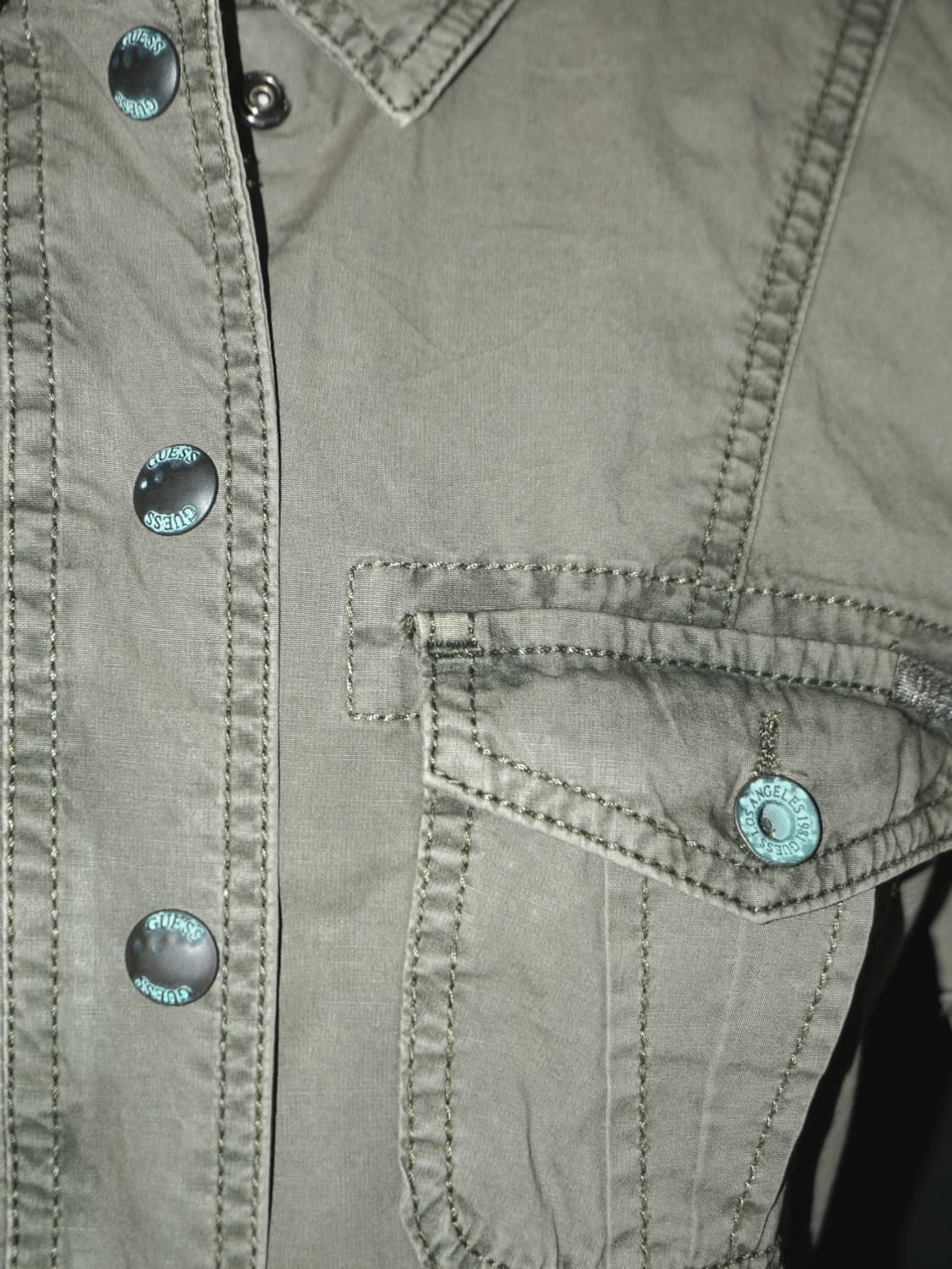 (guess) y2k vintage military jacket  상품이미지5