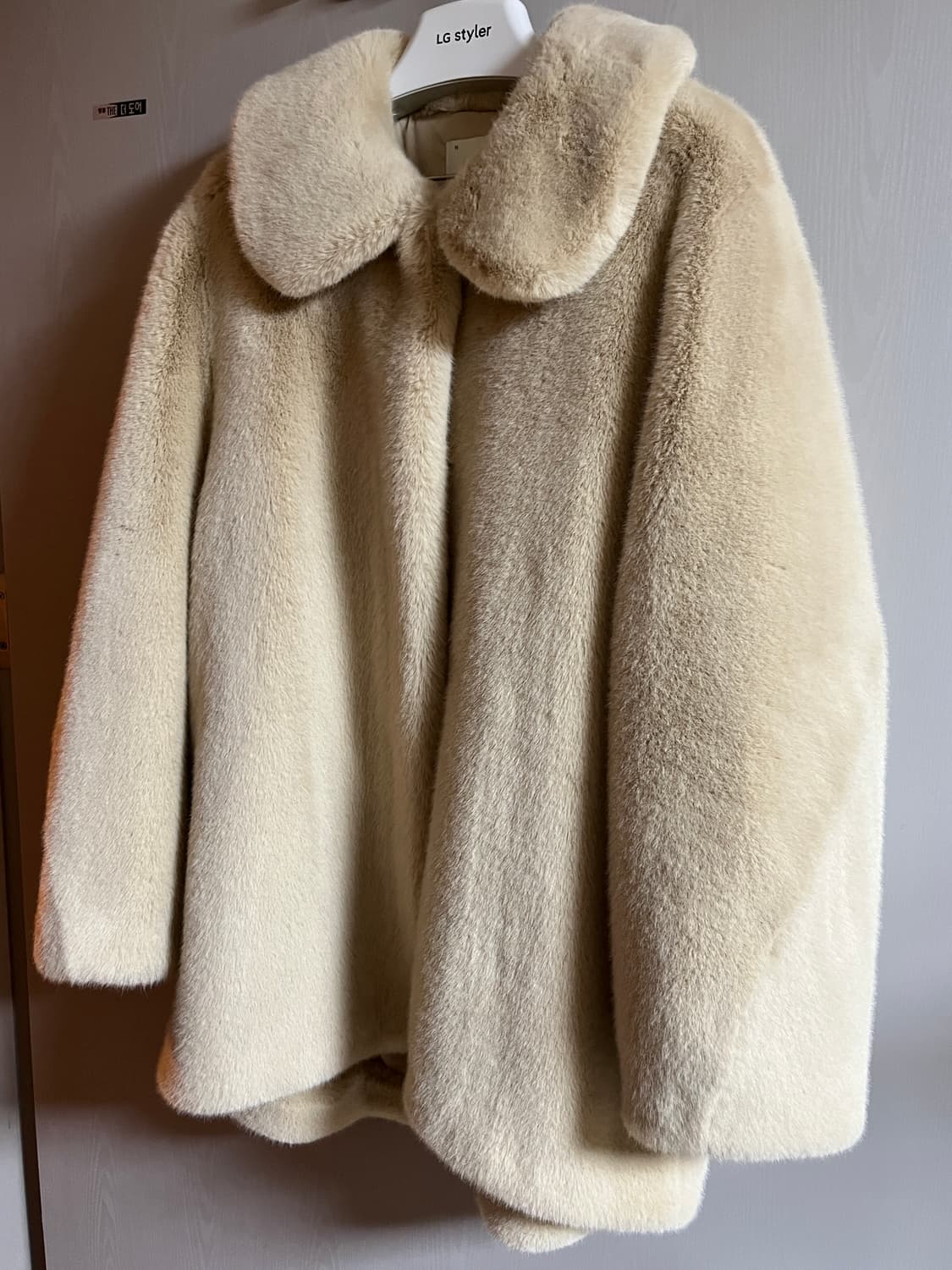 리본빛 에디트 퍼 코트(모네) 상품이미지7