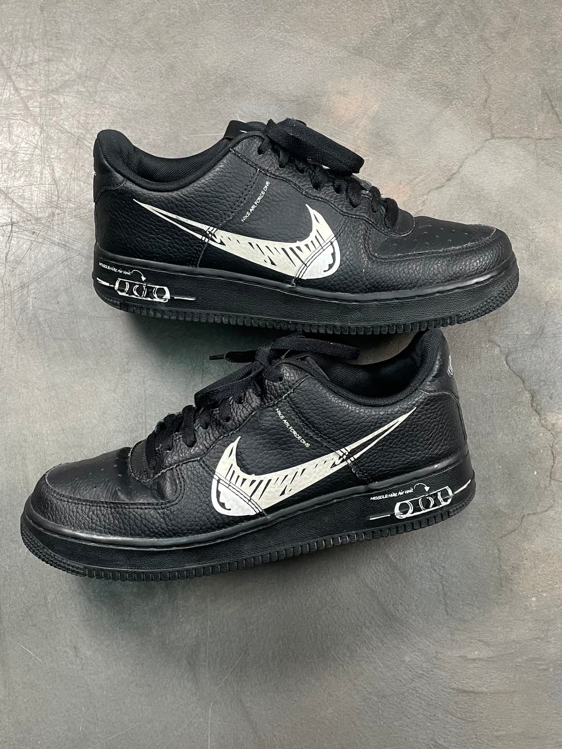 나이키 에어포스 스케치 블랙 상품이미지1