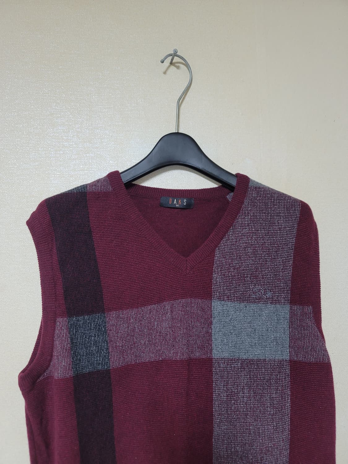 닥스 브이넥 니트 베스트 상품이미지2