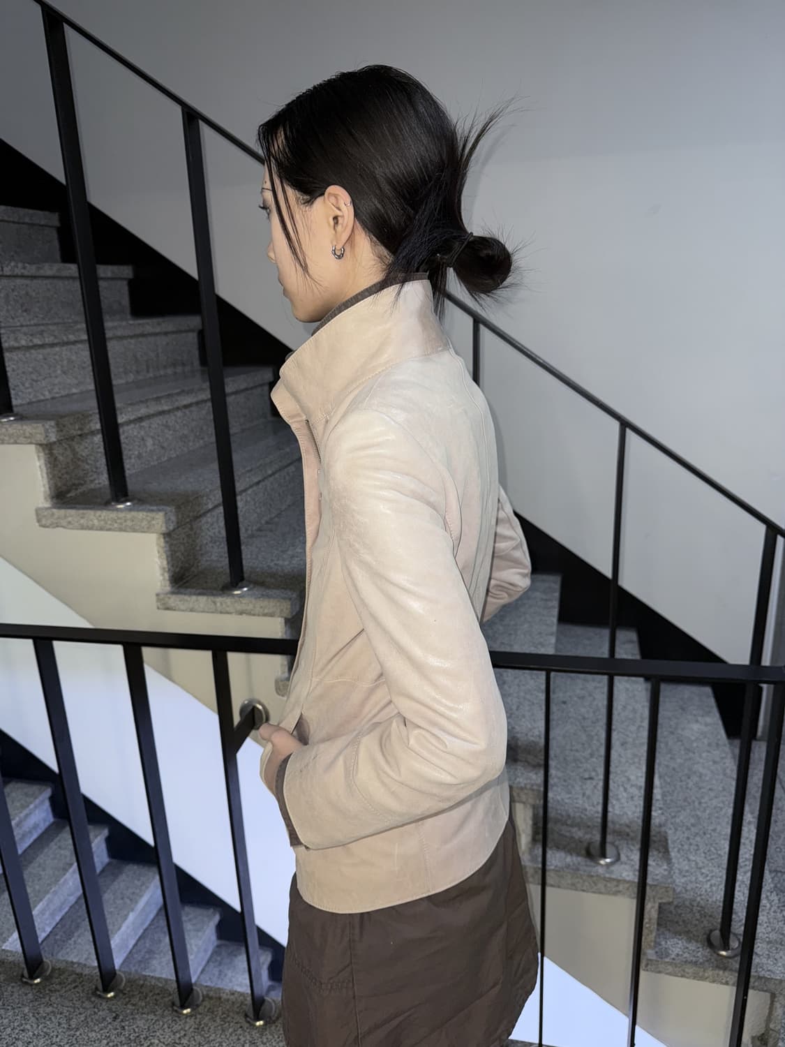 washed real leather jacket 상품이미지4