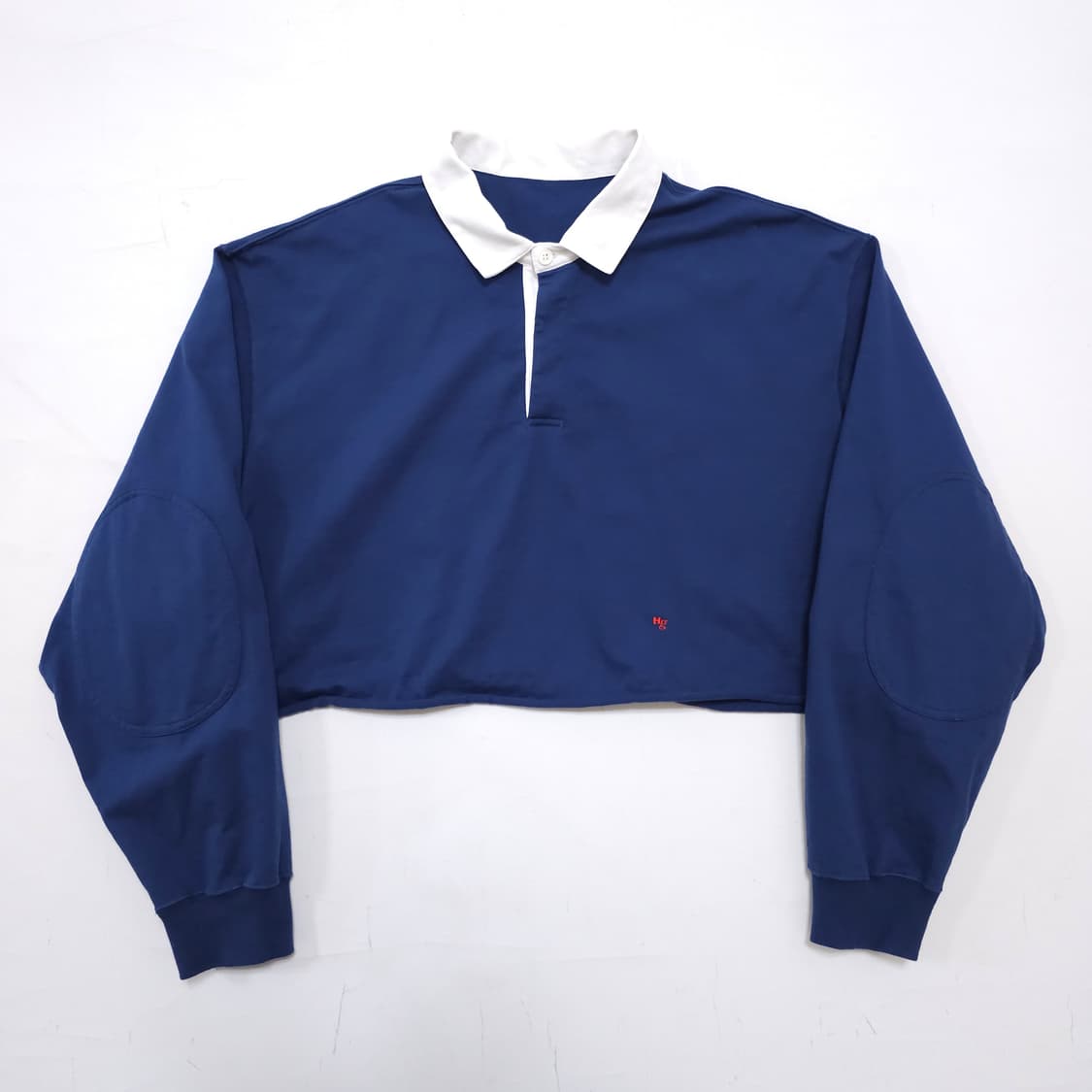 옴므걸스 크롭 코튼 럭비셔츠 상품이미지2