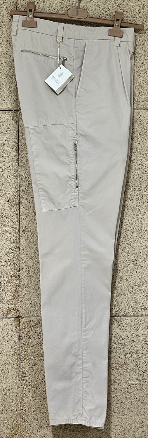 브루넬로 쿠치넬리 백포켓 치노 팬츠   컬러 아이보리  사이즈 48 /  상품이미지2