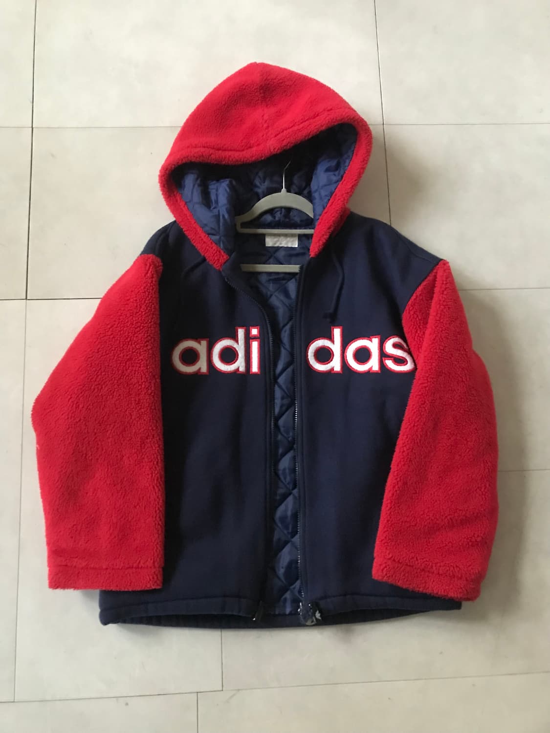 아디다스 빅로고 누빔 점퍼 상품이미지8