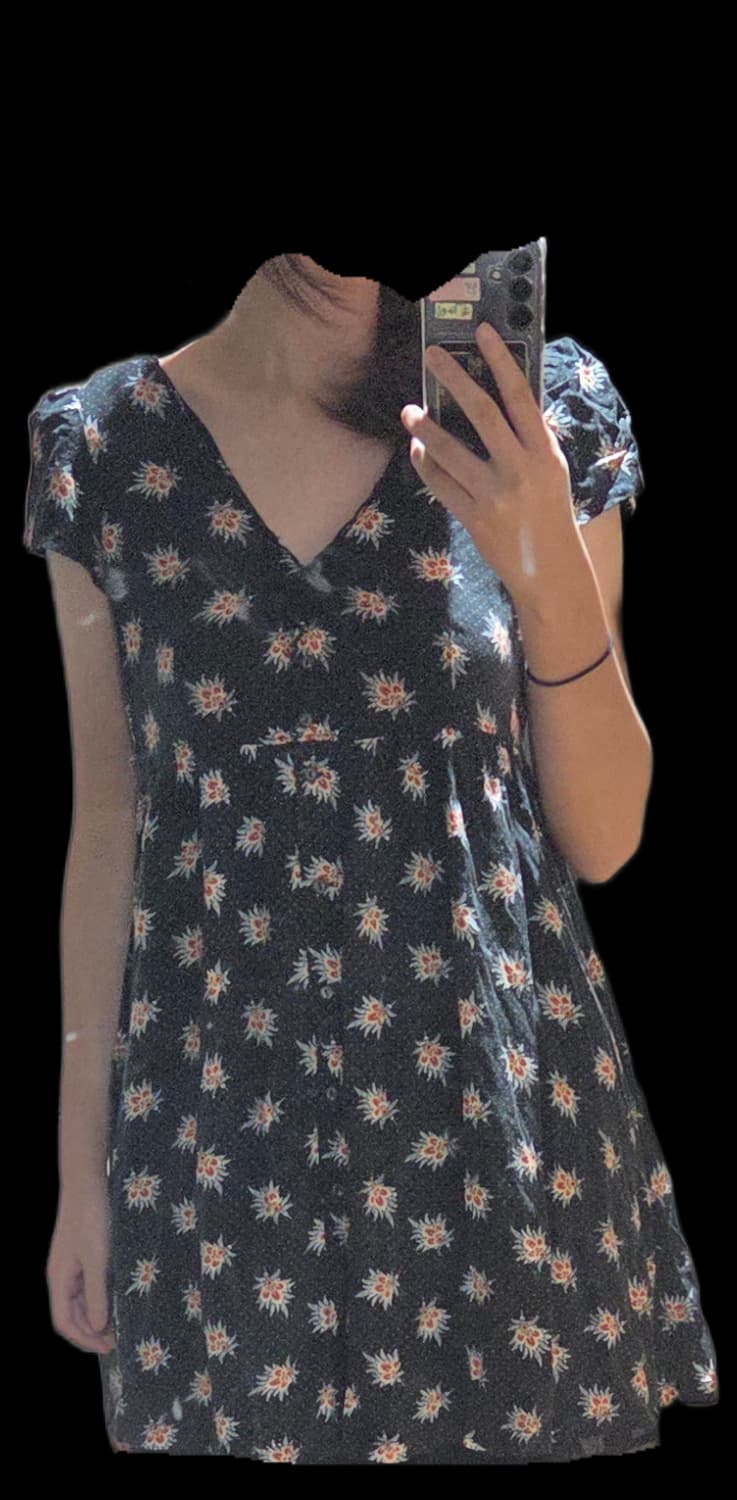 데님앤서플라이 패턴 레이온 미디 원피스[Y36-177] 상품이미지1