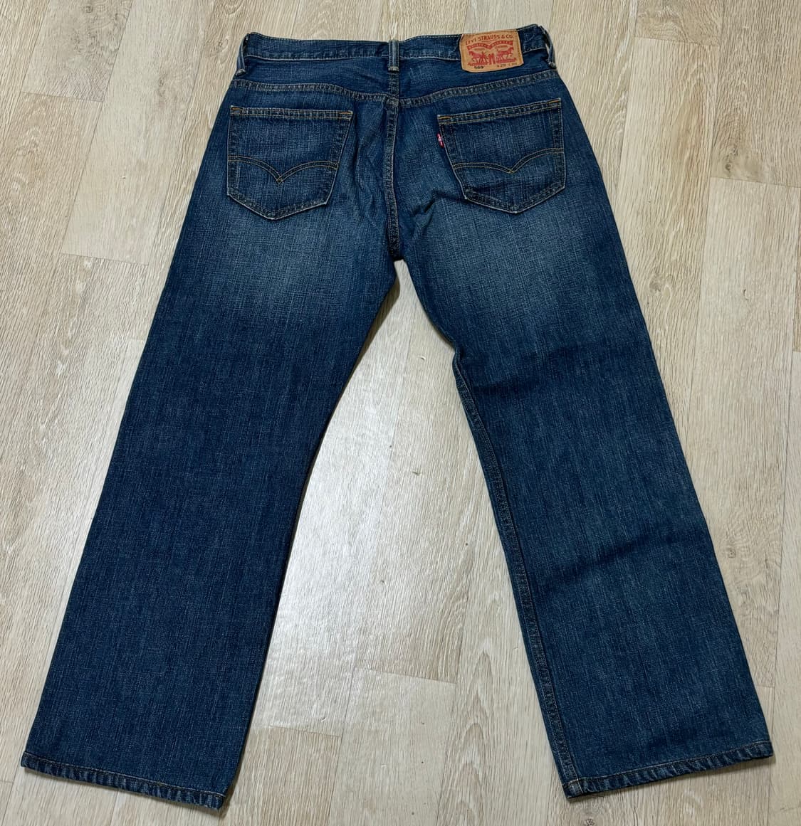 00s 리바이스 569 와이드핏 빈티지 인디고 데님 팬츠 30인치 상품이미지2