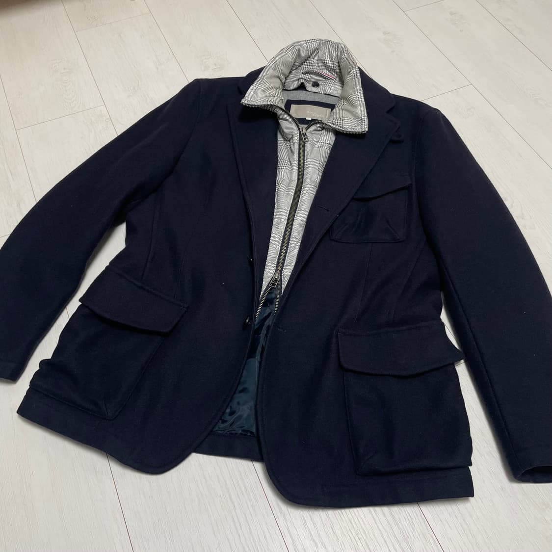 BEAMS lights 빔즈 플란넬 하이브리드 자켓 상품이미지1