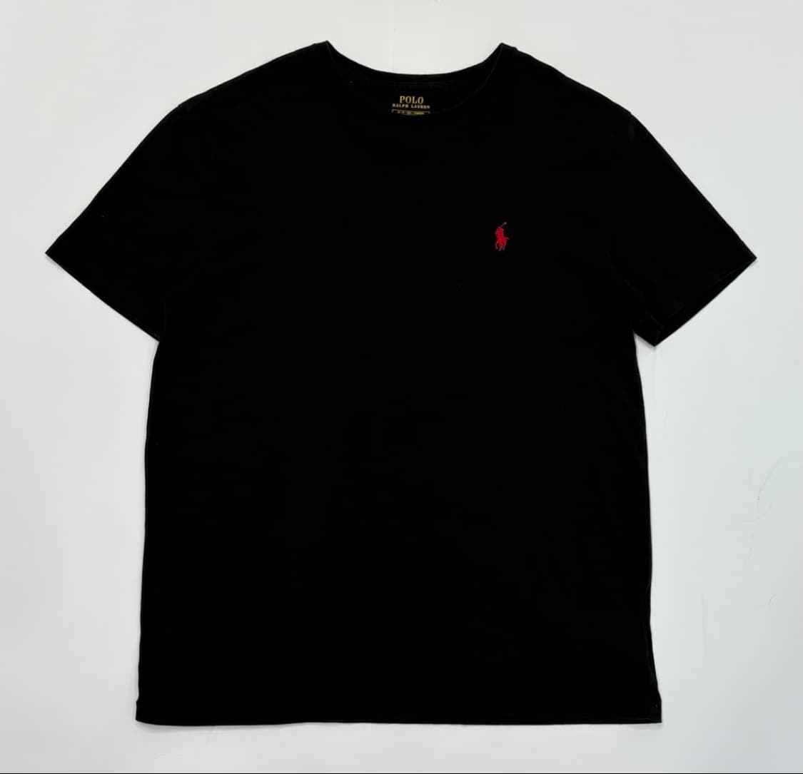 Polo 폴로랄프로렌 라운드 블랙 반팔티 상품이미지1