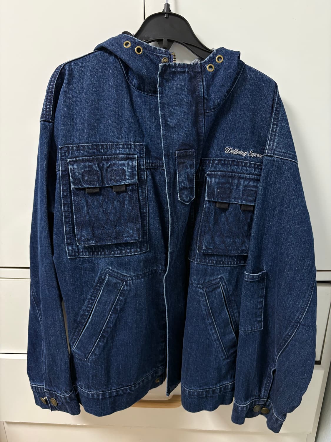 웰빙익스프레스 denim jacket indigo blue 상품이미지3