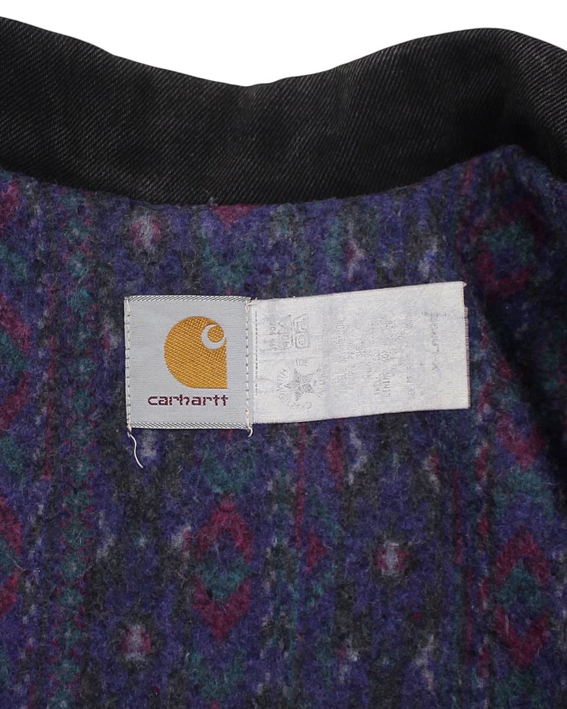 93-95 USA 칼하트 JB1065 더블 블랙 사우스웨스트 초어 자켓 상품이미지6